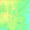 Mills Township topographic map, elevation, terrain