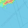 Monaco topographic map, elevation, terrain