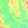 Red River Parish topographic map, elevation, terrain