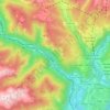 Franzensfeste - Fortezza topographic map, elevation, terrain