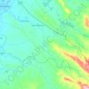 Río Bogotá topographic map, elevation, terrain