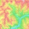 Arvieux topographic map, elevation, terrain