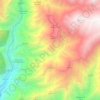 Callahuanca topographic map, elevation, terrain