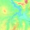 Joyces Creek topographic map, elevation, terrain