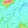 Theni topographic map, elevation, terrain