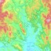 Campania topographic map, elevation, terrain