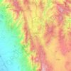 Ocaña topographic map, elevation, terrain