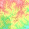 Dawsonville topographic map, elevation, terrain