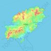 Ibiza topographic map, elevation, terrain