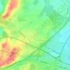 Bobbing topographic map, elevation, terrain