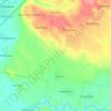 Пашківська сільська рада topographic map, elevation, terrain