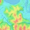 Ayete topographic map, elevation, terrain