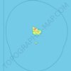 Ilha Norfolk topographic map, elevation, terrain