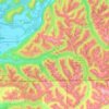 Area E (Chilliwack River Valley) topographic map, elevation, terrain
