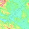 Kangavar County topographic map, elevation, terrain