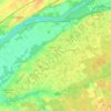 Mareau-aux-Prés topographic map, elevation, terrain