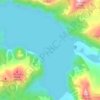Garibaldi Lake topographic map, elevation, terrain