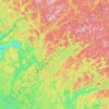 Algonquin Highlands topographic map, elevation, terrain