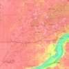 Carver County topographic map, elevation, terrain