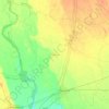 Dhanaura topographic map, elevation, terrain