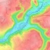 Réhon topographic map, elevation, terrain