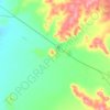 Jondaryan topographic map, elevation, terrain