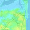 Bradwell topographic map, elevation, terrain