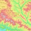 Kavrepalanchok topographic map, elevation, terrain