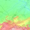 Karwi topographic map, elevation, terrain