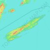 Parc national de l'Isle Royale topographic map, elevation, terrain