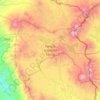 Lauca National Park topographic map, elevation, terrain