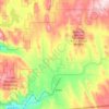 Campo topographic map, elevation, terrain