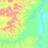 Unia topographic map, elevation, terrain