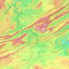 New River topographic map, elevation, terrain