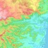 Bellinger River topographic map, elevation, terrain