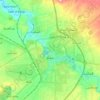 Hama topographic map, elevation, terrain