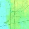Oakes topographic map, elevation, terrain