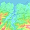Navia topographic map, elevation, terrain