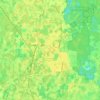 Land O' Lakes topographic map, elevation, terrain