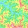 Laviana topographic map, elevation, terrain