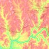 Beaver Township topographic map, elevation, terrain