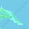 Playa Las Coloradas topographic map, elevation, terrain