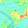 Pazhamparamb topographic map, elevation, terrain