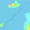 Clare Island ED topographic map, elevation, terrain