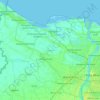 Tumpat topographic map, elevation, terrain