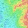 Toyota topographic map, elevation, terrain