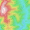 Aberfeldy topographic map, elevation, terrain