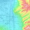 Salt Lake City topographic map, elevation, terrain