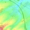 Nort-Leulinghem topographic map, elevation, terrain