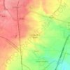 Cubas de la Sagra topographic map, elevation, terrain